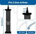 AquaMiracle New Innovative Rubber Air Stone | Air Bubbler | Oxygen Air Diffuser | for Pond Aerator | Pond Aeration | for