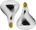 Seentech 250 Watt R40 Clear Heat Lamp Bulb – Infrared Flood Reflector Light, Incandescent Spotlight for Food Warmer, Bro