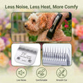 Dog Grooming Clipper Blades Size 7F for Andis Oster A5 Wahl KM