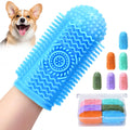Sarnxgr 6Pcs Silicone Dog Toothbrush,360° Dog Tooth Brushing Kit,Finger Toothbrush,Cat Tooth Brush,Teeth Cleaning,Dogs Cats Teeth Cleaning Dental Care