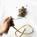 Leather Harness Strap for Tortoise/Turtle Reptile Animals Size M