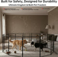 Dog Playpen Outdoor for Medium/Large Dogs 36'' High, Heavy Duty Dog Playpen with Rustproof and Sturdy Stakes, 3ft Dog Fe