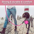 COOYOO 2 Pack Dog Leash 5 FT Heavy Duty - Comfortable Padded Handle - Reflective Dog Leash for Medium Large Dogs with Co