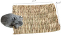 Hamiledyi Grass Mat Woven Bed Mat for Small Animal Bunny Bedding(Pack of 3)