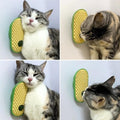 miwoowim 2PCS Catnip Toys Balls that Stick on Wall & Cat Face Scratchers