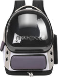 Cat Bubble Backpack Carrier, TSA Airline Approved Pet Travel Bag for Small Medium Dogs, Clear Hiking Camping Backpack fo