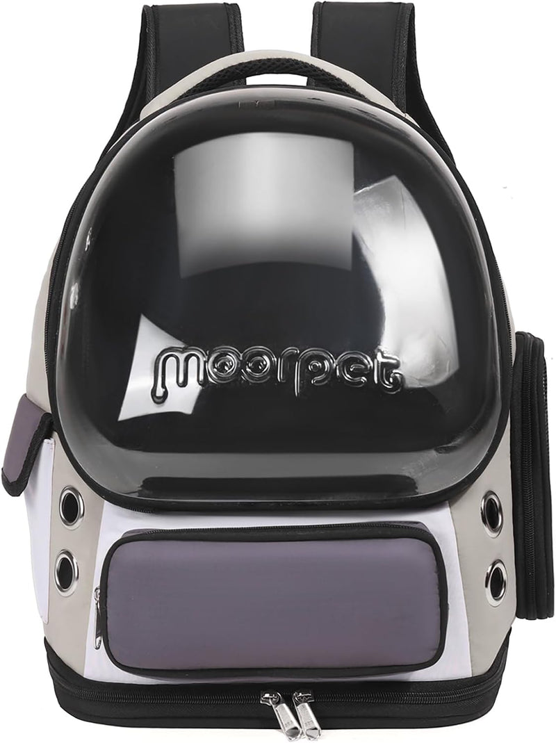 Cat Bubble Backpack Carrier, TSA Airline Approved Pet Travel Bag for Small Medium Dogs, Clear Hiking Camping Backpack fo