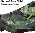 Rock Reptile Climbing Platform, Magnetic Wall Mount Leopard Gecko Basking Platform, Detachable Lizard Resting Shelf for 