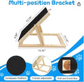 Dog Nail Scratch Board - with Treat Draw- Dog Scratch Pad for Nails – Durable Wooden Nail Filing Board with Treat Drawer