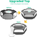 Amakunft Small Animal Pop-Up Playpen with Mesh Cover, 47'' x 23.6'' x 15'' Chicken Brooder Box, Play Pen Indoor Outdoor 