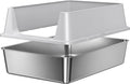 XXXL Stainless Steel Litter Box with Lid, offering Big Cats & Multi-Cats