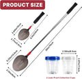Dog Cat Urine Collector, Telescopic Handled Dog Pee Sample Catcher for Veterinary Supplies, Dog Cat Urine Collector with