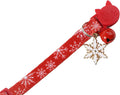 BoomBone Snowflake Small Dog Collar Breakaway with Bell ANG Winter Charm