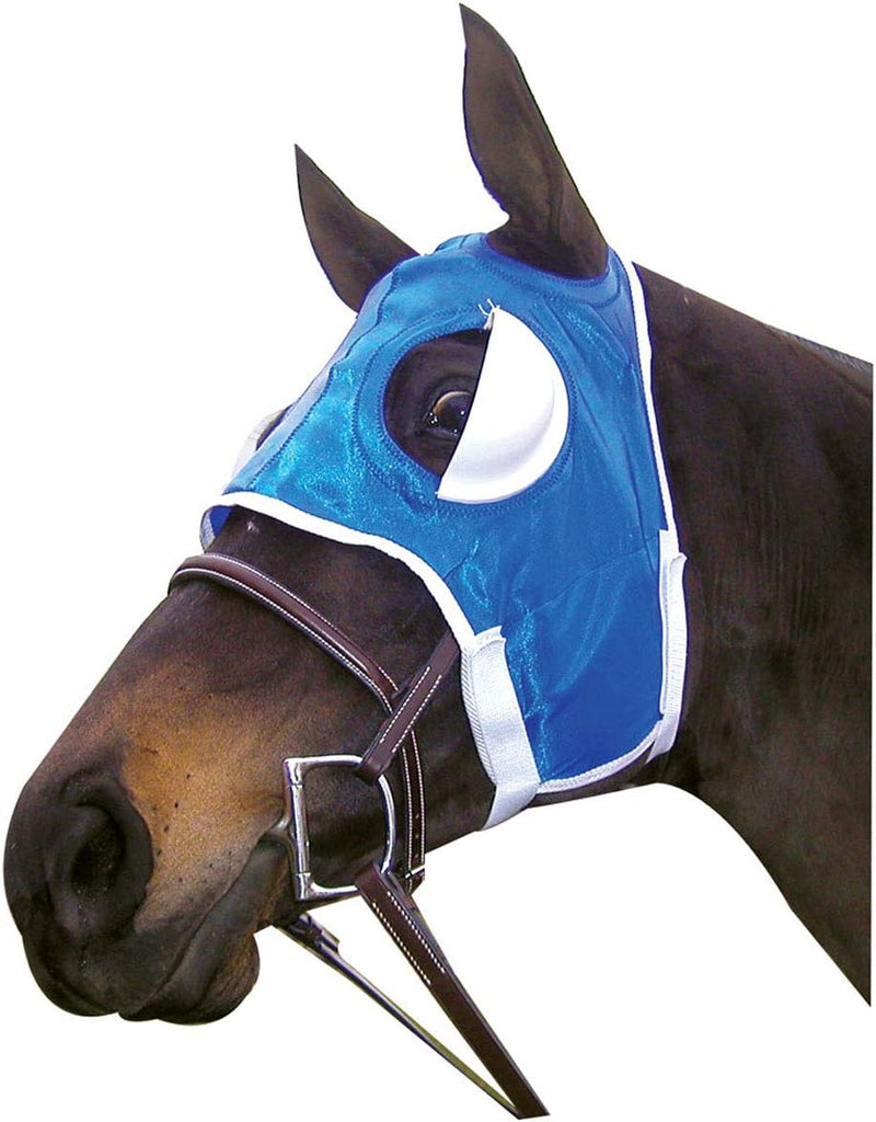 Intrepid International Horse Mask - Half Cup Blinker Mask, Training Equipment, Adjustable Horse Riding Gear - Half Cup B