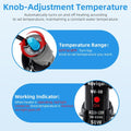 50W Aquarium Heater Adjustable Temperature Submersible Fish Tank Heater Water Thermostat with Thermometer for Freshwater