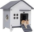 Plastic Rabbit Cage Outdoor Indoor, Bunny Cage Guinea Pig Cages Enclosure