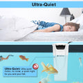 DaToo Aquarium Power Filter In-Tank Ultra Silent Small Fish Tank Filter 3W For Aquarium 1 to 10 Gallon Tank, 1 Yr Warran