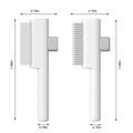 Pet Grooming Combo - Flea Comb(Dense Teeth) and Pet Hair Removal Comb(Long & Short Stainless Steel Teeth) with Release B