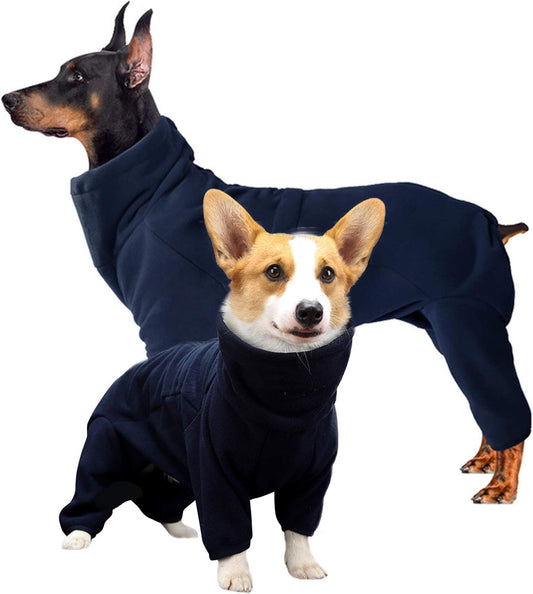 ROZKITCH Dog Coats for Medium Dogs, Pet Windproof Warm Cold Weather Jacket Vest Cozy Jumpsuit Apparel Outfit Clothes for