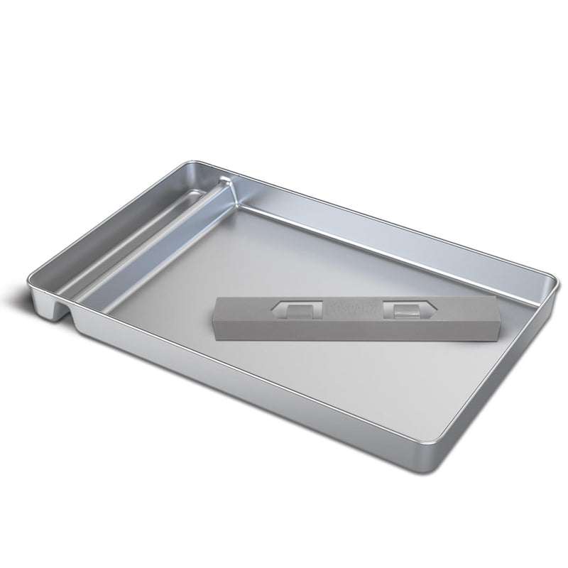 Reusable Cat Litter Tray Compatible with Petsafe-ScoopFree Litter Box, Upgraded Clip-on Designed Waste Extender, Stainless Steel Litter Tray Never Stains, Absorb Odors & Easier to Clean