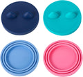 4Pack Cat Food Can Cover Lids Cute Pet Ears Shaped Pet Food Can Covers Universal 1 Fits 3 Standard 3 oz,5.5 oz,12 oz Dog