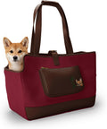 Dog Purse Carrier for Small Dogs, Embroidered Pet Tote
