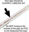 3/4" Jump Cups-Dog Agility Equipment-Set of Ten fits Factory Labeled 3/4" PVC Pipe. See Description Prior to Ordering
