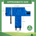 Dunzy 4 Pcs Calf Blanket Calf Coat Jacket Foal Blanket Warming Waterproof Windproof Saver Livestock for Cows Goats