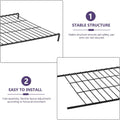 2PCS Replacement Ladder Accessories for Indoor Cat Cages, Wire Enclosures and DIY Pet Playpen - Climbing Ladder Ramp for