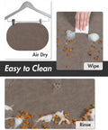 MontVoo Absorbent Dog Food Mat-Dog Mat for Food and Water Bowl | Quick Dry Pet Dish Mat, No Stains & Easy Clean Cat Rug 