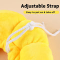 Rabbit Protection Cone Extra Small Soft Elizabethan Collar for Bunny Chinchilla Guinea Pig Small Cat Recovery Collar Kitten E Collar Alternative After Surgery Wound Healing Donut Collar (Yellow, XS)