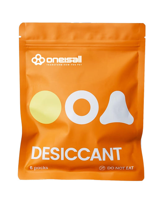 oneisall 6 Packs Pet Dry Food Desiccant Bag for Automatic Cat Feeders, Keep Pet Food Dry and Fresh, Suitable for All of oneisall Cat Feeders