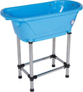 Flying Pig™ Pet Dog Cat Portable Bath Tub (Blue, 37.5"x19.5"x35.5")