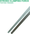 2pcs 18.9 inch Aquarium Tweezers with Hanger, 2025 New Extra Long Feeding Tongs, Stainless Steel Large Aquascape Tools f