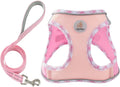 Hipubby Dog Harness Small Sized and Leash Set, No Pull Soft Mesh Puppy Vest, Reflective Breathable Lightweight Pet Harne
