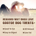 Gootoe Soft Chicken Dog Treats, All-Natural Chicken Breast Strips, 1 lb