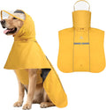 WINGOIN Dog Raincoat, Waterproof Dog Rain Jacket with Removable Hood