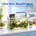 10 Gallon Fish Tank Set Glass Aquarium Kit Starter Set