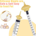 Xuanda Pet Feeding Bottle and Syringes with Nipples for Small Cat Dog Animals (Model 2)
