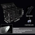Fish Breeding Box, Acrylic Isolation Box Separator for Aquarium Hatchery Incubator with Suction Cups for Baby Fish Shrim