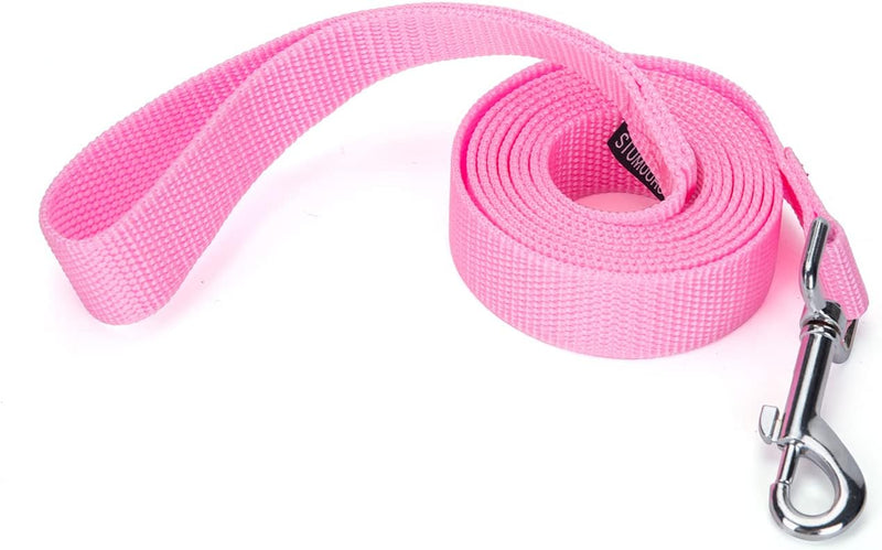 Strong Durable Nylon Dog Training Leash, 1 Inch Wide Traction Rope, 6 ft Long, for Small and Medium Dog