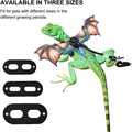 Bearded Dragon Leash, Adjustable Portable Reptile Leash with Cool Wings for Gecko, Bearded Dragon, Iguana, Hamster, Guin