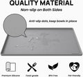 YINEYA 22" x 14" Silicone Dog Food Mat Waterproof, 0.6" Raised Edge