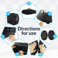 Collapsible Cat Carrier Hard, Travel Pet Carriers Bag for Small Dogs for Car Travel with Ventilation Guinea Pig 2 Small 