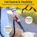 Hundefreund Hands-Free Dog Leash Replacement Bungee (47–67”) – Extension for Medium & Large Dogs – Shock-Absorbing with 