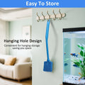 Fish Tank Cleaner with Five Sided Sponge Brush and Long Handle Aquarium Scrubber Alage Scraper for Glass Aquariums Terra