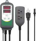 Inkbird ITC-308S Aquarium Heating and Cooling Dual Stage Temperature Controller Freshwater Saltwater Aquarium Tropical F