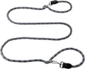Hands Free Dog Leash(8.5ft), 8 in 1 Multifunction Nylon Double Leash for Dogs,1.2cm Adjustable Waist with Reflective Sti