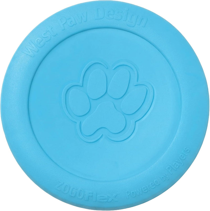 West Paw Zogoflex Zisc Dog Flying Disc, High Flying Aerodynamic Disc for Dogs Puppy – Lightweight, Floatable Disc for Fetch, Tug of War, Catch, Play – Doubles as Food/Water Bowl, Large 8.5