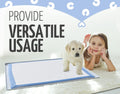 Dog Pee Pad Holder Tray Fits for 30” x 23” Pee Pads - 1 Pack - Sky Grey